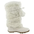 thumbnail image 1 of Talia-Hi Women Mukluk Faux Fur Boot Mid Calf Winter Snow White 5.5, 1 of 5