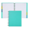thumbnail image 1 of Talia Notebook Planner Customizable – 03231 (Celestial Turquoise /Silver Disc, Midsize (7.5in x 9.75in), 1 of 3
