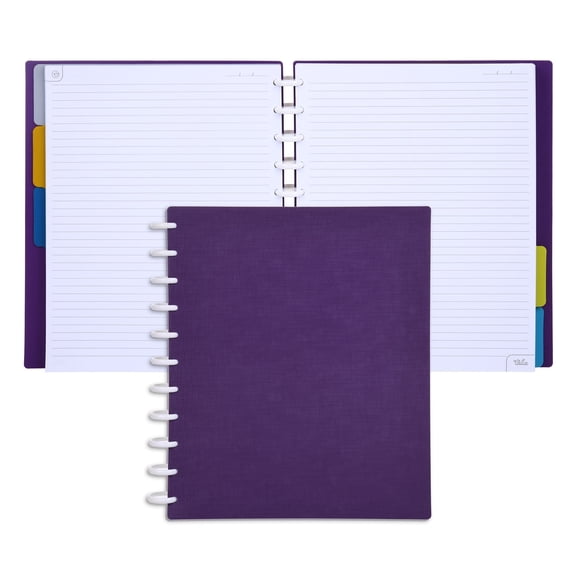 Talia Notebook Planner Customizable  3768 (Purple, Letter (8.5in x 11in)