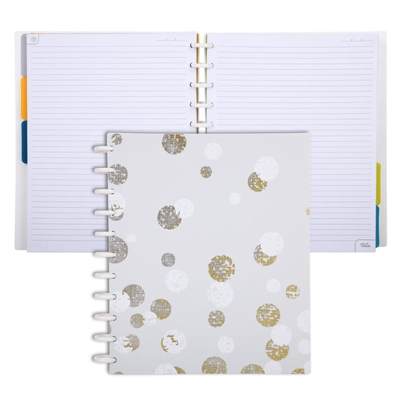 Talia Notebook Planner Customizable 3775 (Bounce Gold, Letter (8.5in x 11in)