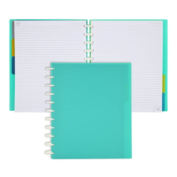 Talia Notebook Planner Customizable - 4108 (Celestial Turquoise, Letter (8.5in x 11in)
