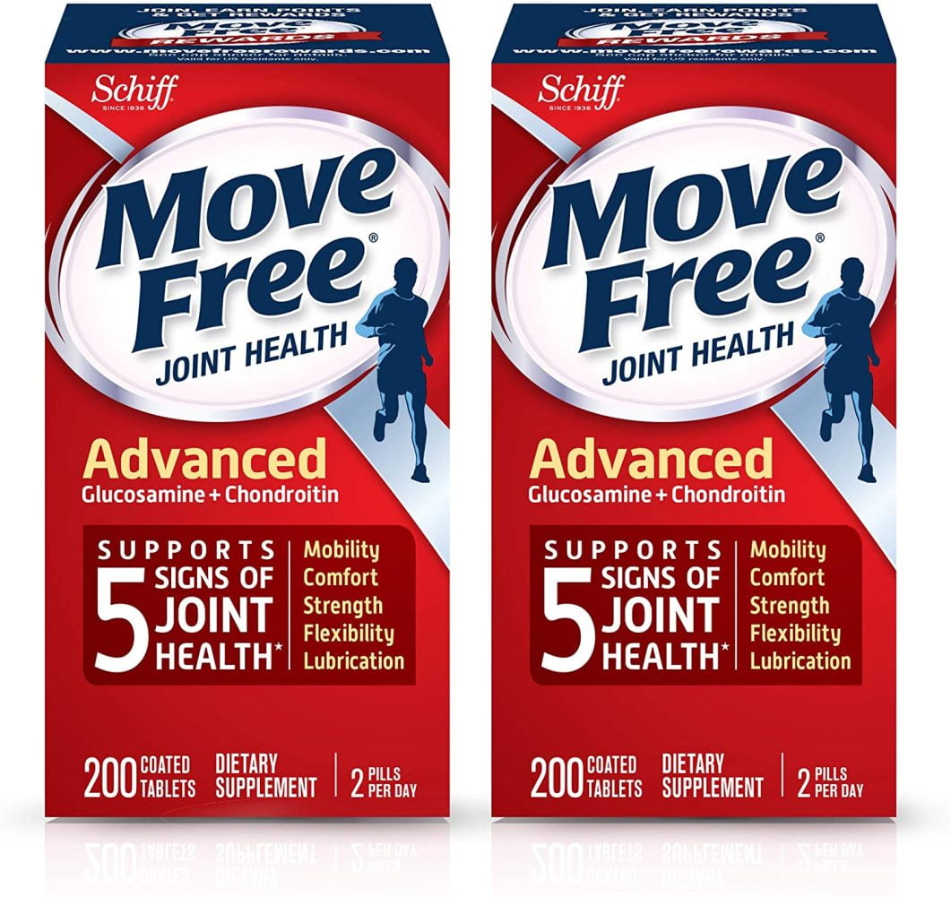 Move Free Advanced Glucosamine Joint Health Support Supplement Tablets (200  ct.) - Sam's Club