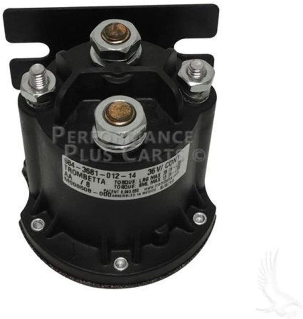 "TaliaPosy EZGO RXV Electric Golf Cart Solenoid, 4 Terminal OEM 609428
