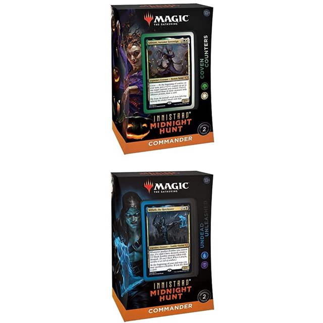Magic The Gathering Innistrad Midnight Hunt Commander Deck Bundle