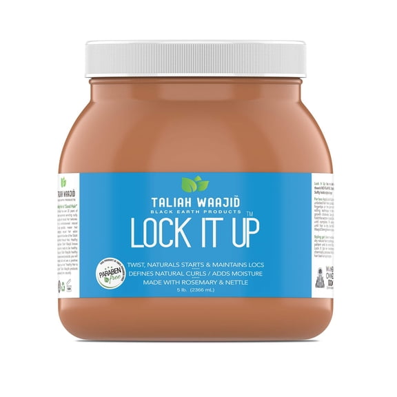 Taliah Waajid Black Earth Products Lock It Up Hair Styling Gel with Water, 5 lb, 1 Piece