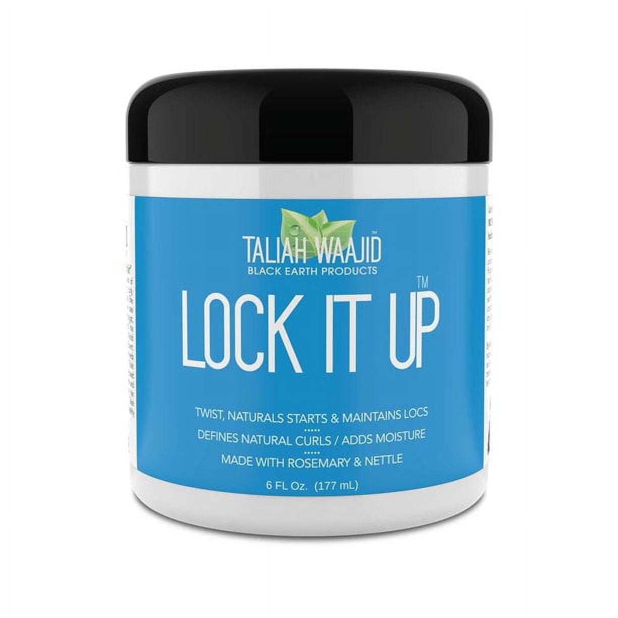 Taliahwaajid Taliah Waajid Black Earth Products Lock it Up Hair Gel, 6 Oz, 3 Pack