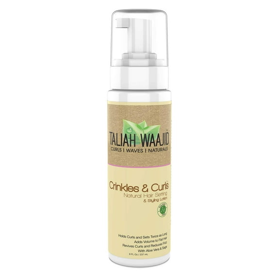 Taliah Waajid Crinkles & Curls Curl Enhancing Hair Styling Cream with Sage, 8oz