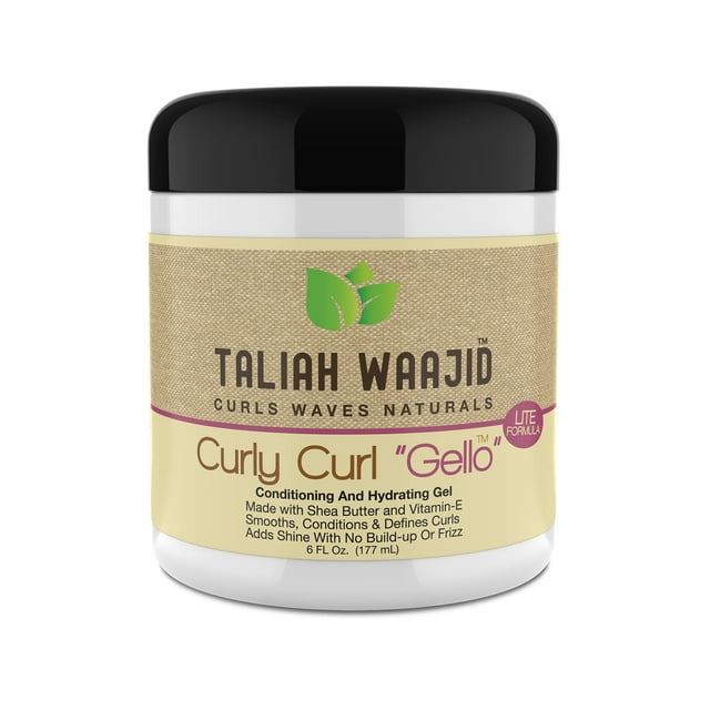 Taliah Waajid Curls Waves Natural Curly Curl “Gello” 6oz - Hydrating Gel That Stops Frizz and Adds Moisture To Your Hair