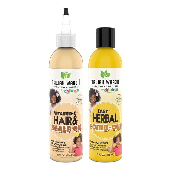 Taliah Waajid Gentle Daily Detangling Hair Care for Kids 2 Piece Set