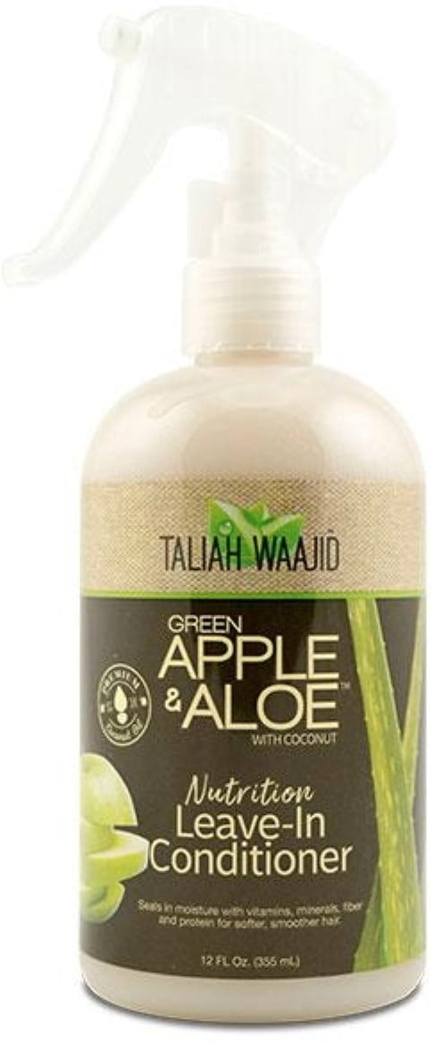 Taliah Waajid Green Apple & Aloe Nutrition Leave-In Conditioner, 12 oz (Pack of 2)