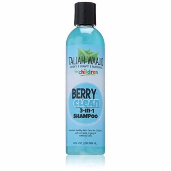 Taliah Waajid Kinky Wavy Natural Clean Three in One, Berry, 8 Ounce