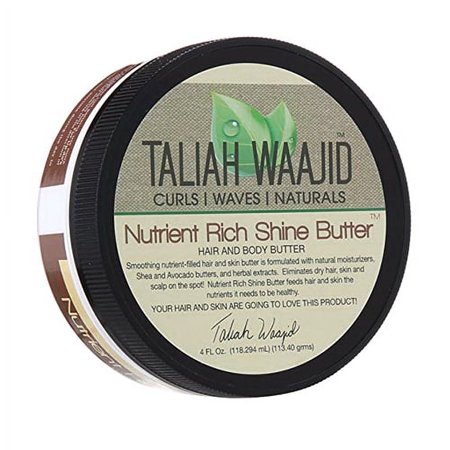 Taliah Waajid Naturals Nutrient Rich Shine Butter, Hair and Body Butter, 4 Oz