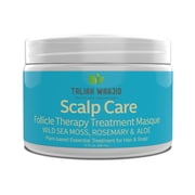 Taliah Waajid Scalp Care Follicle Therapy Treatment Masque | Deep Cleansing Hair & Scalp Mask | Made With Wild Sea Moss, Rosemary and Aloe 12oz