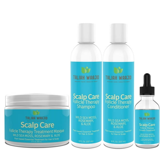 Taliah Waajid Scalp Care Total Care Clarifying Scalp Treatment, 4 Piece Bundle (4 Pack)