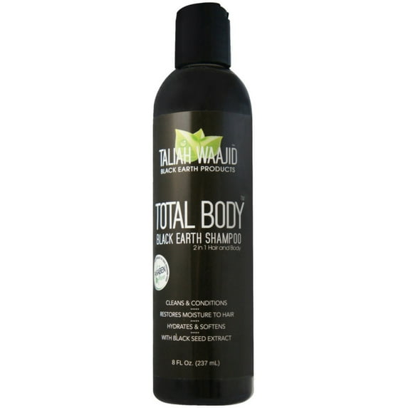 Taliah Waajid Total Body Black Earth Shampoo, 8 oz (Pack of 2)