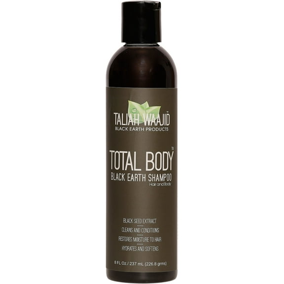 Taliah Waajid Total Body Black Earth Shampoo, 8 oz (Pack of 3)