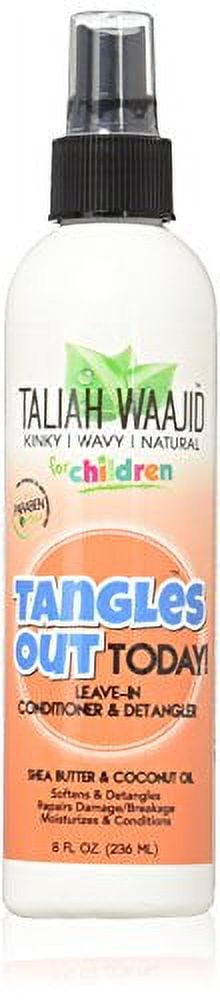 Taliah Waajid for Children Tangles Out Today Leave-in Conditioner Detangler, 8 oz, 2 Pack