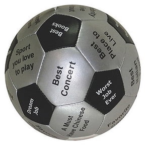 Talicor Educational Toy Ball, Silver Black, 6.63 x 6.00 x 6.63 Inches