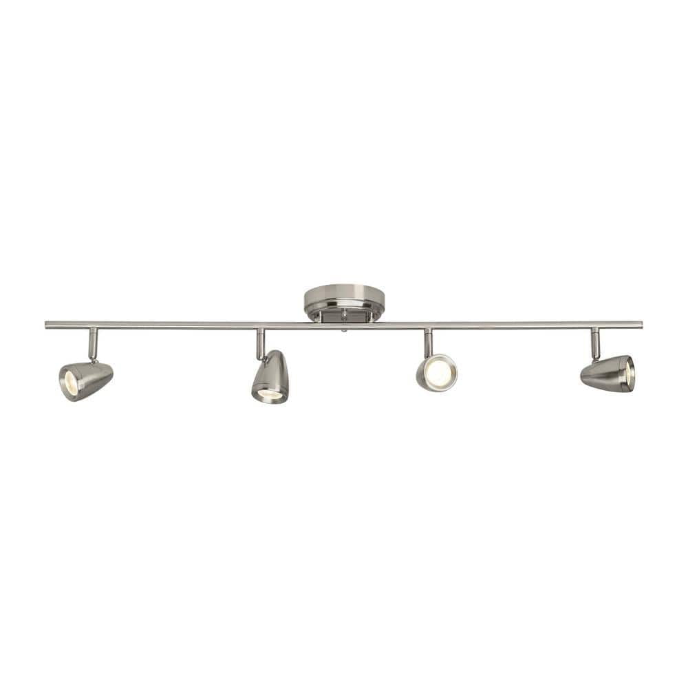 Talida 3 ft. Brushed Nickel Integrated LED Straight Track Lighting Kit