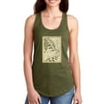 thumbnail image 1 of Talisia And Claufena Leaves Racerback Tank Women -Denis Diderot Designs, Female Large, 1 of 4