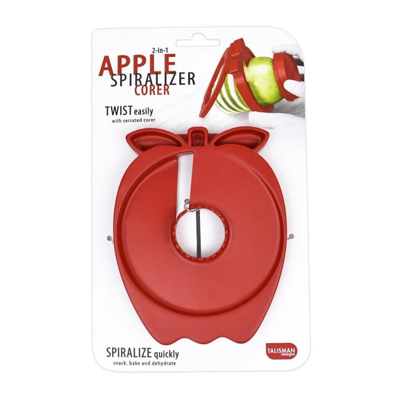 Talisman Designs 2-in-1 Apple Spiralizer & Corer