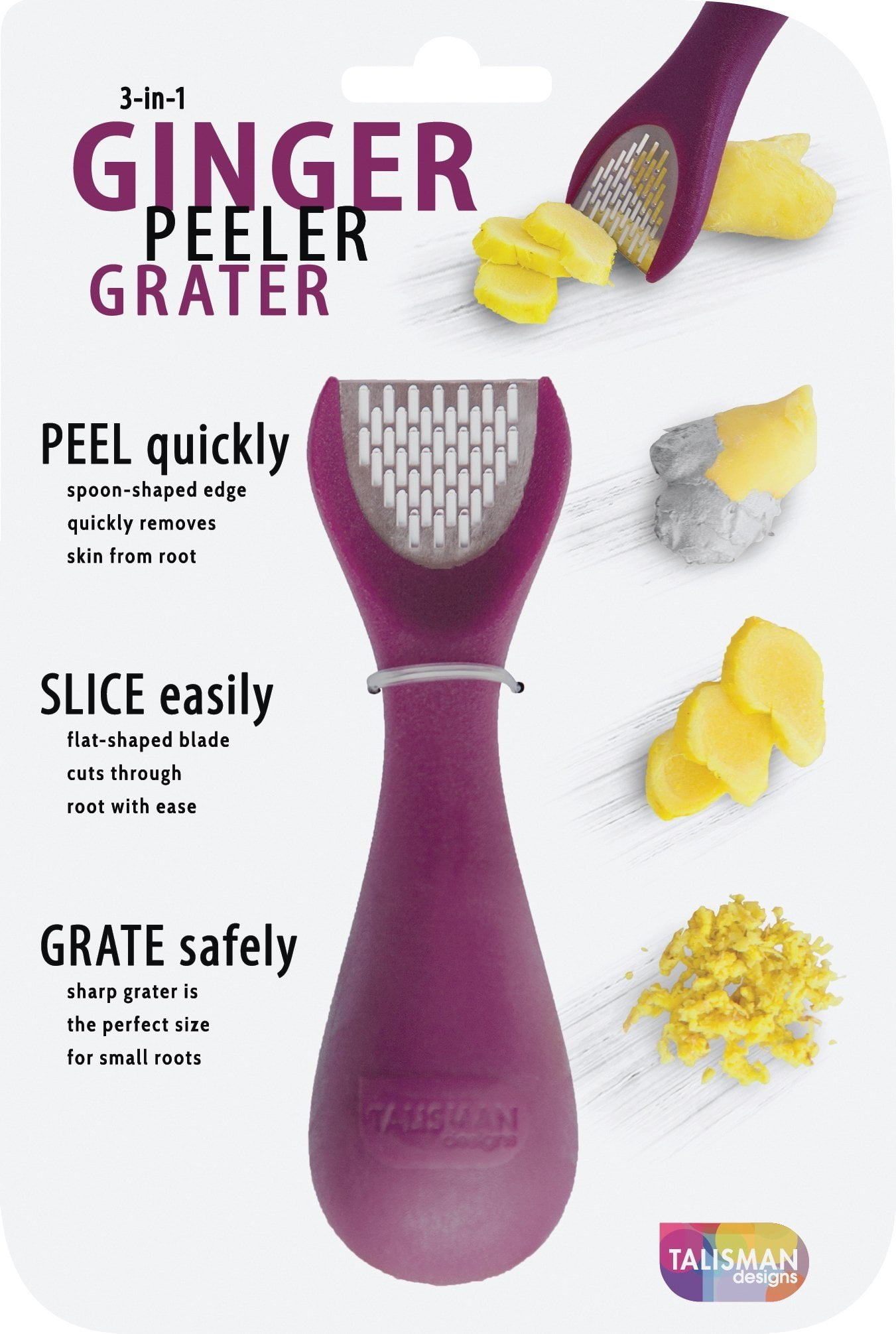 Talisman Designs Ginger Peeler & Grater - Thumbnail 3