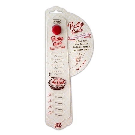 Talisman Designs Pastry Guide, Perfectly Round Pie Crust Every Time, Cut Circles from 4" to 14" Diameter