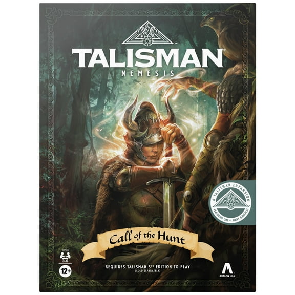Talisman Nemesis: Call of the Hunt Expansion Pack - Adventure Strategy Game - Ages 12+ - 3-6 Players - 60 mins. - Requires Talisman 5th Ed. Board Game