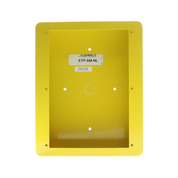Talk-A-Phone ETP-SM-NL Emergency Phone Call-Box Housing Enclosure, Yellow