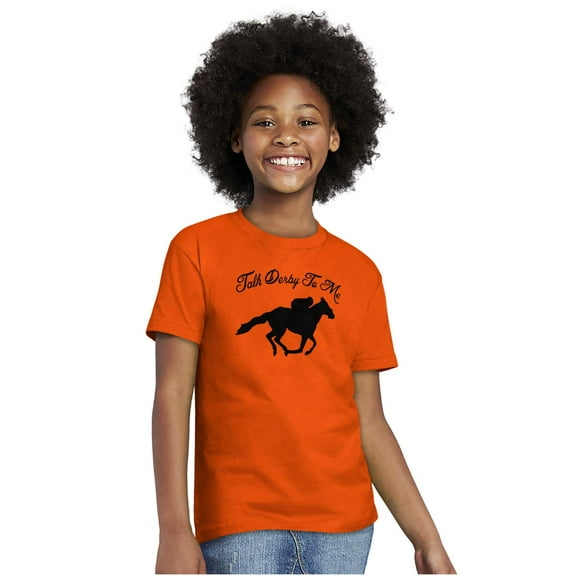 Talk Derby Me Kentucky Racing Crewneck T Shirts Boy Girl Teen Brisco Brands S
