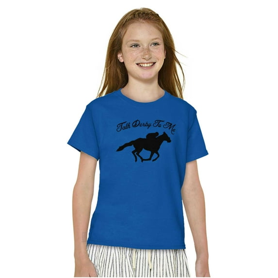 Talk Derby Me Kentucky Racing Crewneck T Shirts Boy Girl Teen Brisco Brands S