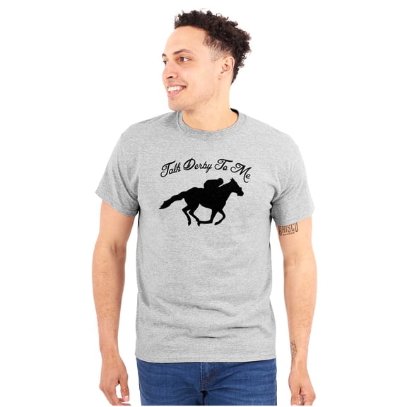 Talk Derby Me Kentucky Racing Men's Graphic T Shirt Tees Brisco Brands X