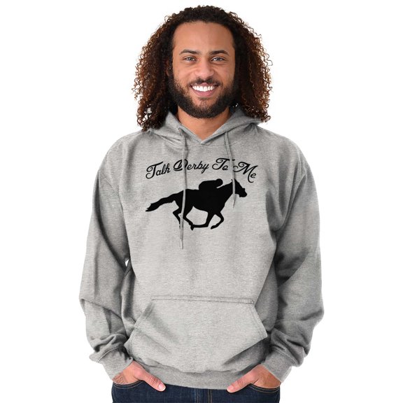 Talk Derby Me Kentucky Racing Unisex Plus Fleece Graphic Hoodie Brisco Brands 3X