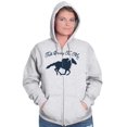 thumbnail image 1 of Talk Derby Me Kentucky Racing Zip Up Hoodie Men's Women's Brisco Brands 2X, 1 of 6