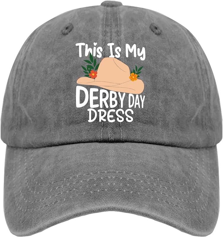 Talk Derby to Me Horse Racing Hats for Mens Baseball Caps Classic