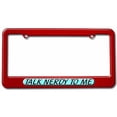 thumbnail image 1 of Talk Nerdy To Me, Funny License Plate Tag Frame, Multiple Colors, 1 of 1