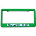 thumbnail image 1 of Talk Nerdy To Me, Funny License Plate Tag Frame, Multiple Colors, 1 of 1