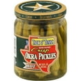 thumbnail image 1 of Talk O' Texas Hot Crisp Okra Pickles, 16 Ounce (Pack of 6), 1 of 2