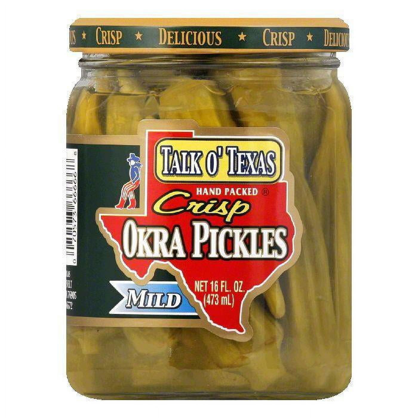 (Pack Of 12) Talk O' Texas Okra Mild 16 Oz