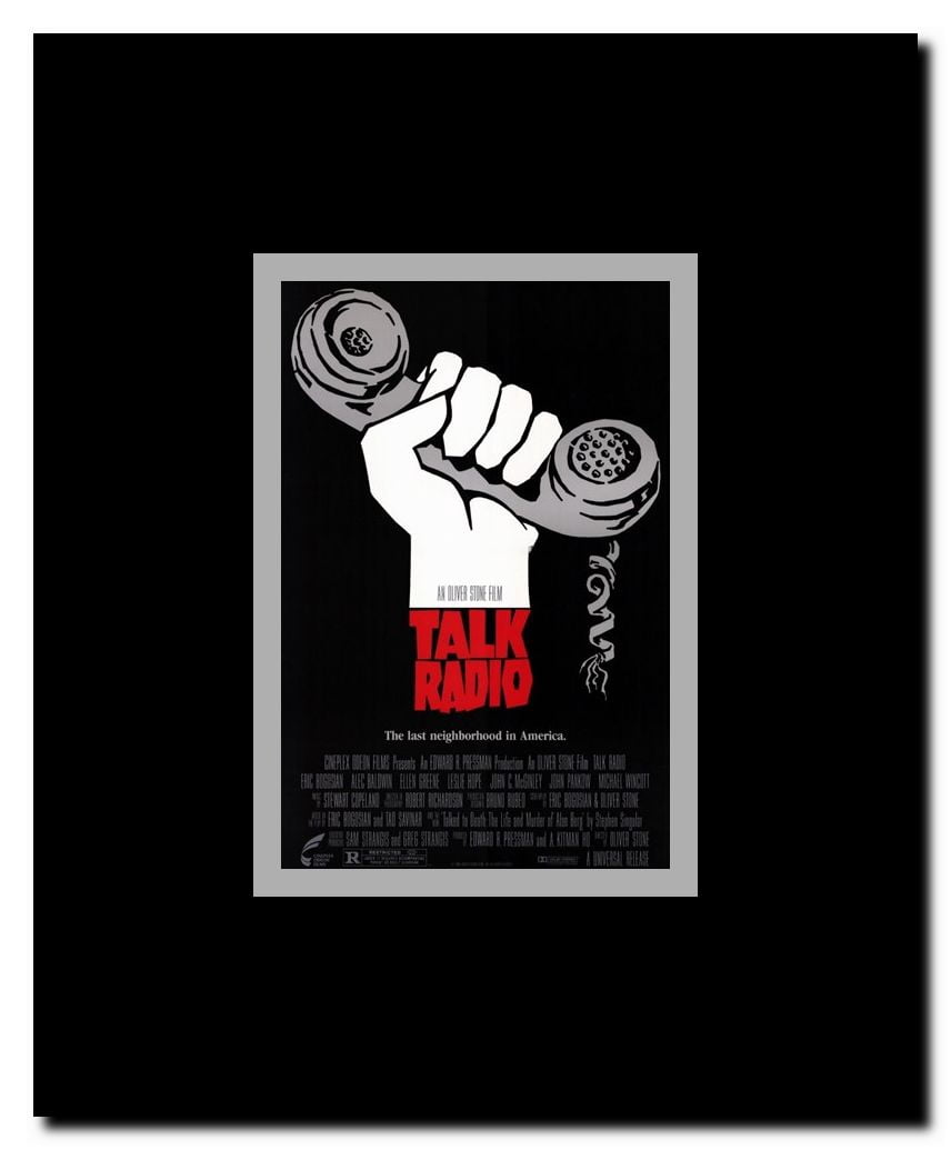 Talk Radio Framed Movie Poster