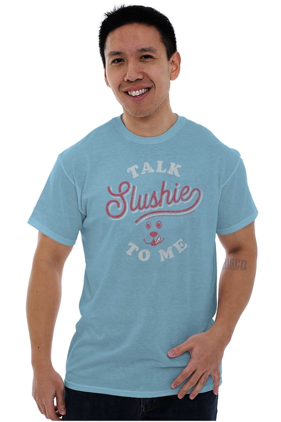 Talk Slushie To Me Vintage Puppie 80s Men's Graphic T Shirt Tees Brisco Brands S
