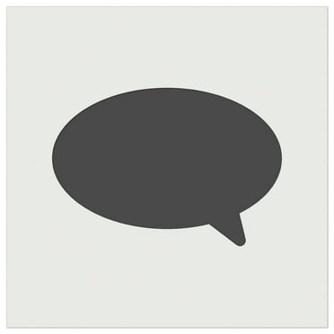 Talk Speech Bubble Solid DIY Cookie Wall Craft Stencil - 5.5 Inch