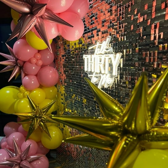 Talk Thirty To Me Neon Sign 30th Birthday Decorations talk 30 to me Custom LED Neon Sign Light Up Sign Home Wall Decor Party Gifts For Her 20 X 15 INCH