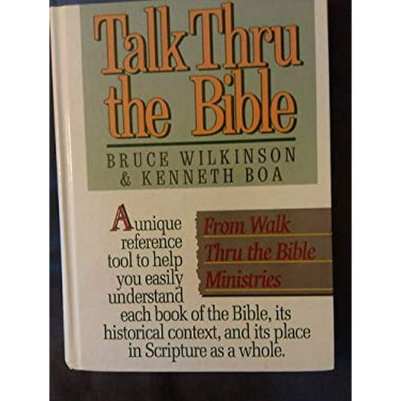 Pre-Owned Talk Thru the New Testament (Hardcover) 0842369120 9780842369121