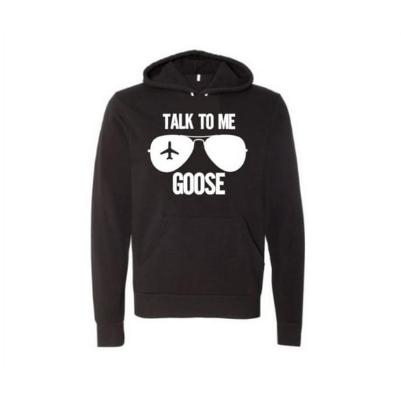 Talk To Me Goose, Top Gun Hoodie, Top Gun Apparel, Gift For Him, Women's Fashion, Unisex Hoodies, Humor, Sayings, Gift For Her, Goose, Cute, Black, 2XL