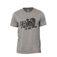 thumbnail image 1 of Talk Turkey To Me Men's Modern Fit Fun Casual T-Shirt Printed Graphic Tee Military Gray 2X-Large, 1 of 3