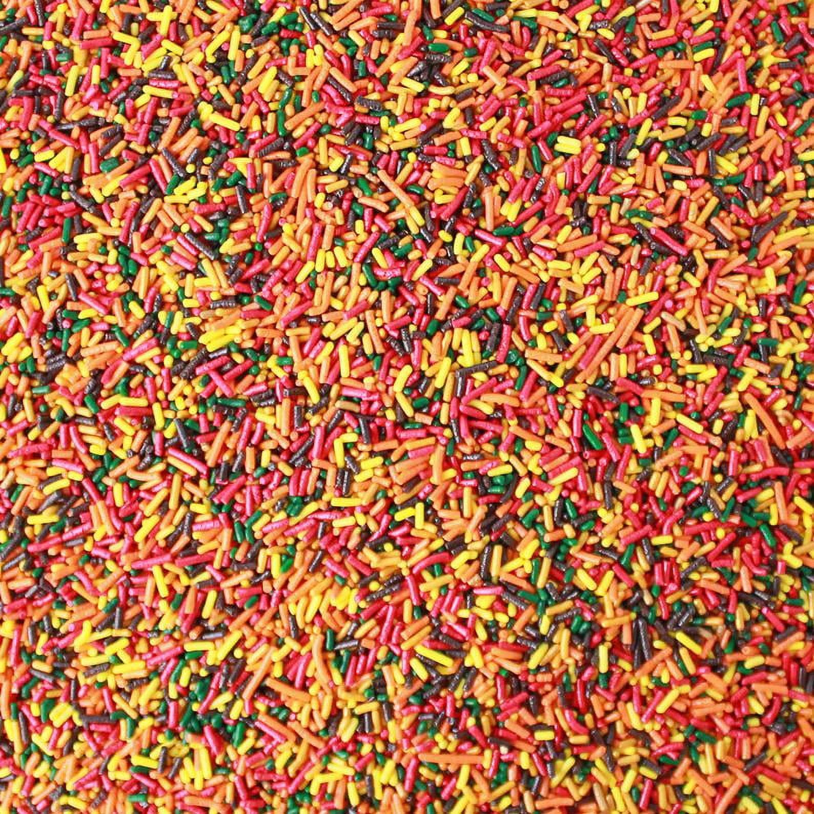 SugarMeLicious Turkey Thanksgiving Sprinkles – Autumn Leaf & Turkey Quins For Baking & Decorating (3 Oz)