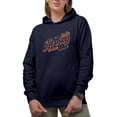 thumbnail image 1 of Talk Turkey to Me, Funny Thanksgiving Day Art Merch Gift, Navy Blue Hooded Sweatshirt or Hoodie, 3XL, 1 of 5