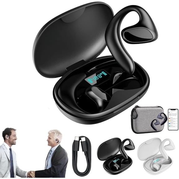 LINXI AI Translator Earbuds, Real-Time Translation Earphones, 144 Languages & Accents, Wireless Smart Earbuds for Business, Travel and Learning