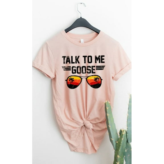 Talk to Me Goose Sunset Graphic Tee T-Shirt